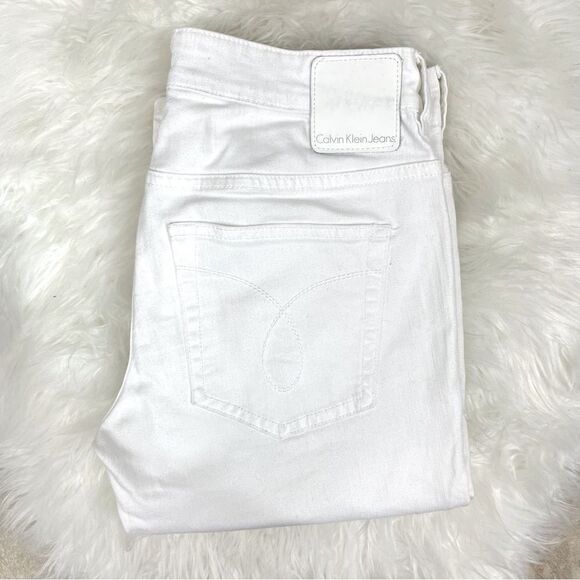 Calvin Klein | white jeans regular slim fit 31x43 - Picture 1 of 9